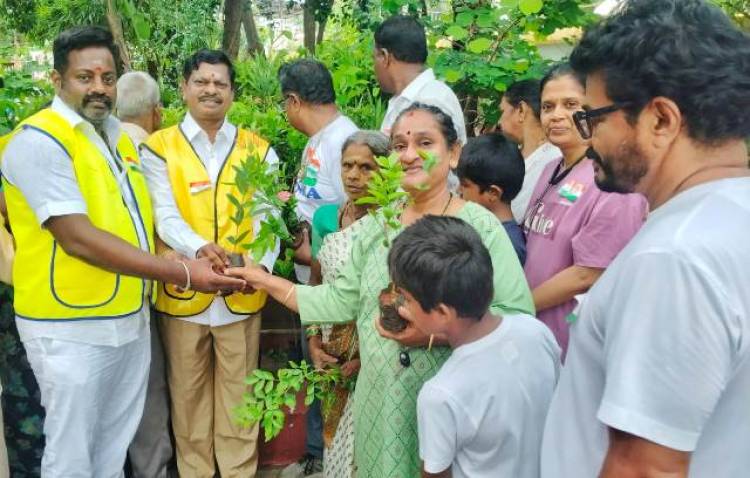 சென்னை கிரீன் சிட்டி அரிமா சங்கம் சார்பில் 80-ஆம் ஆண்டு சுதந்திர தின விழா