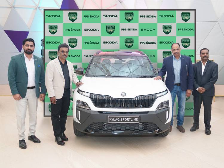 PPS Škoda celebrates Onam with delivery of 150 vehicles in Kerala; Unveils new Škoda Kylaq Sportline model