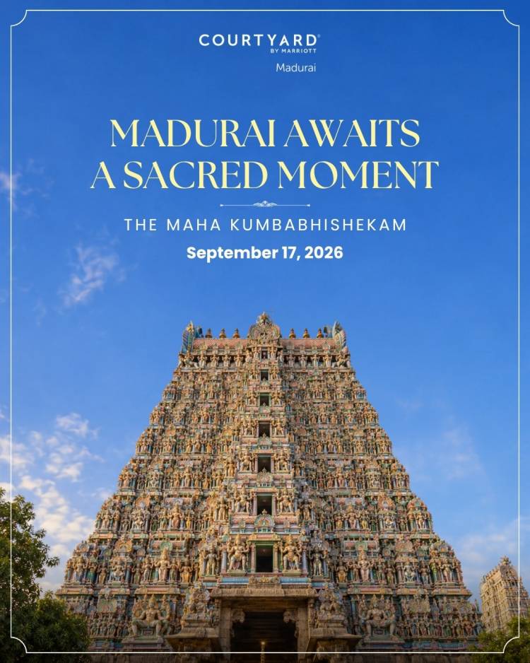 Where Faith Lives in Every Street: Courtyard by Marriott Madurai Invites Travellers to Experience Madurai’s Living Heritage During Maha Kumbabhishekam